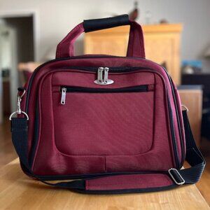 Samsonite 1910 Carry-on Bag, Boarding Bag, Overnight Bag in Red